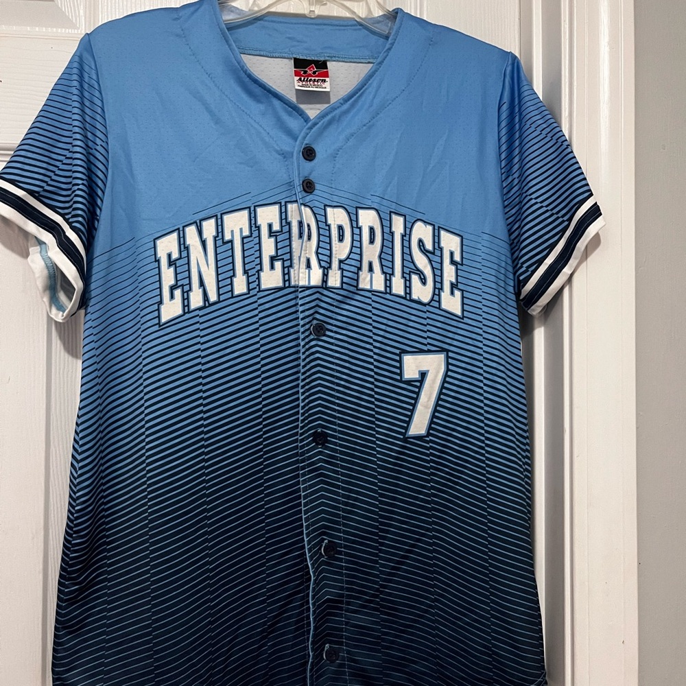 Blue Gradient Men's Shirt